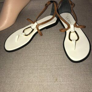 Ralph Lauren Nannie Stirrup Sandals 7.5 Mint
